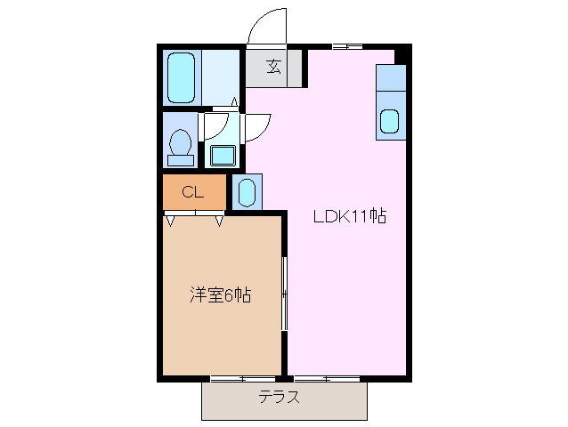 1階の間取り図