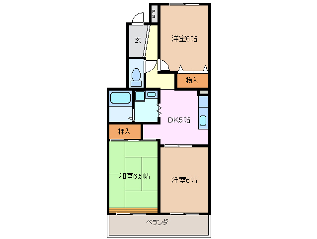 3階の間取り図