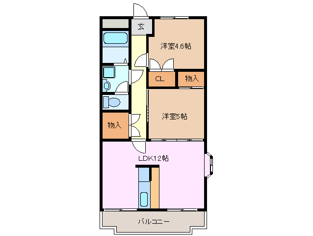 3階の間取り図
