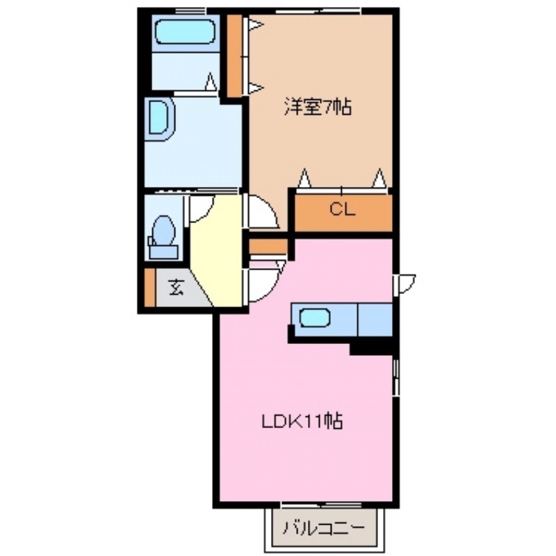 1階の間取り図
