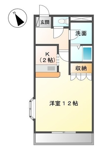 2階の間取り図