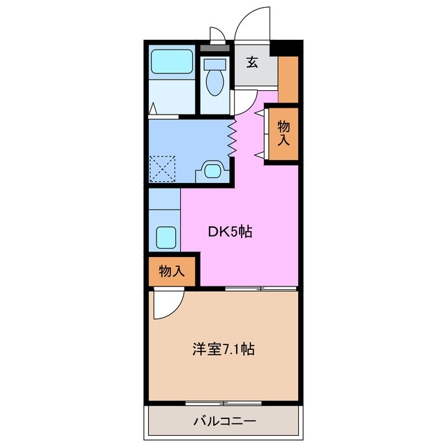 2階の間取り図