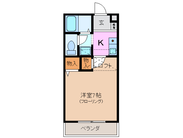 1階の間取り図