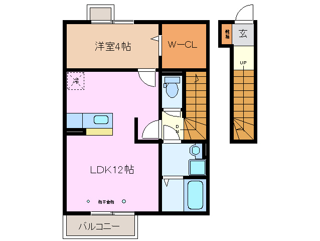 2階の間取り図