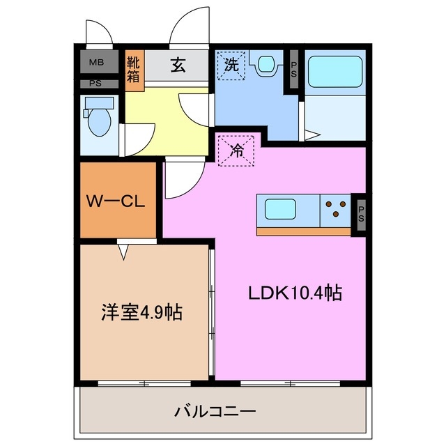 2階の間取り図