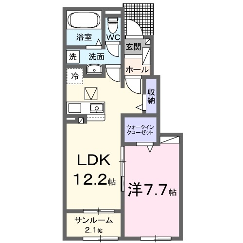 1階の間取り図