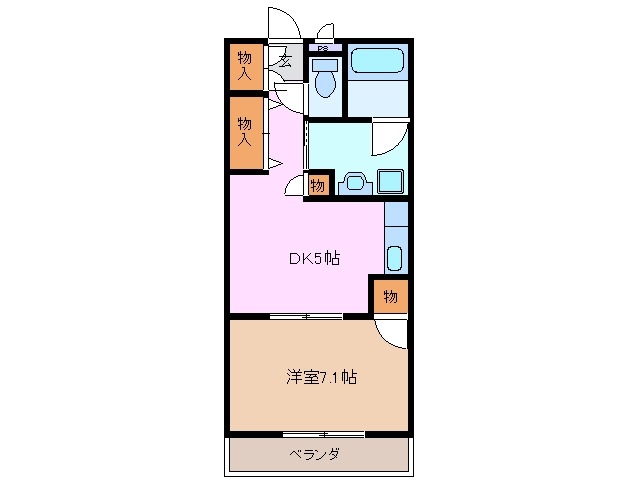 1階の間取り図