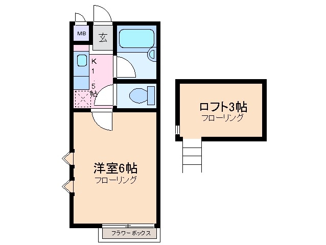 1階の間取り図