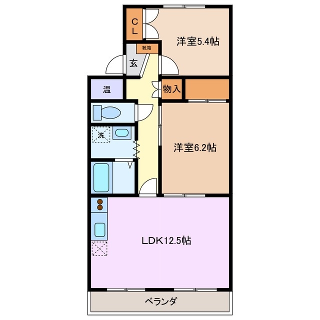 4階の間取り図