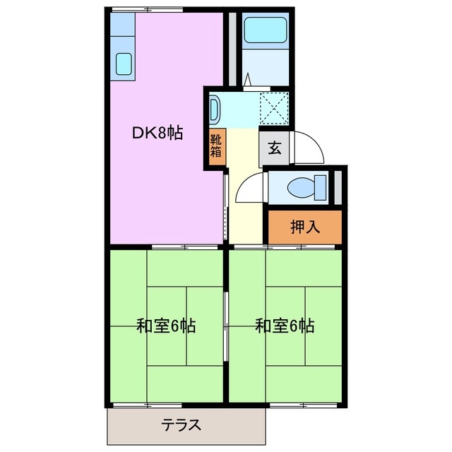 1階の間取り図