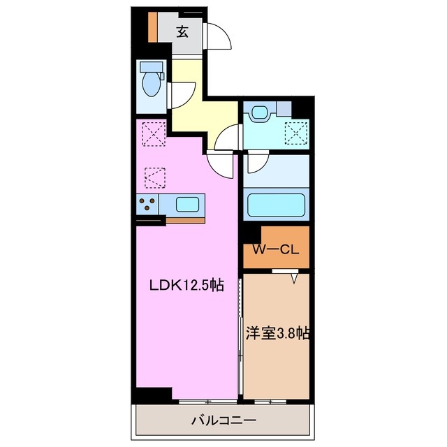 1階の間取り図