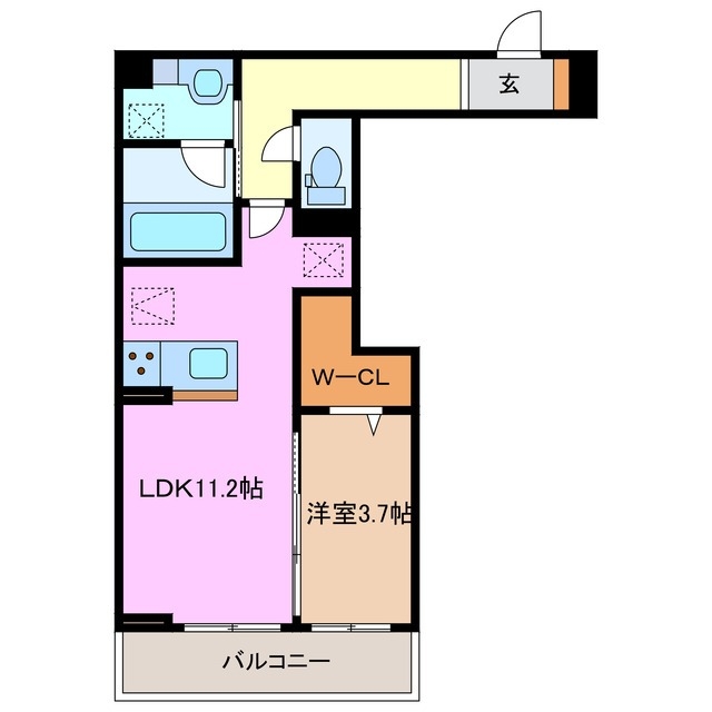 1階の間取り図
