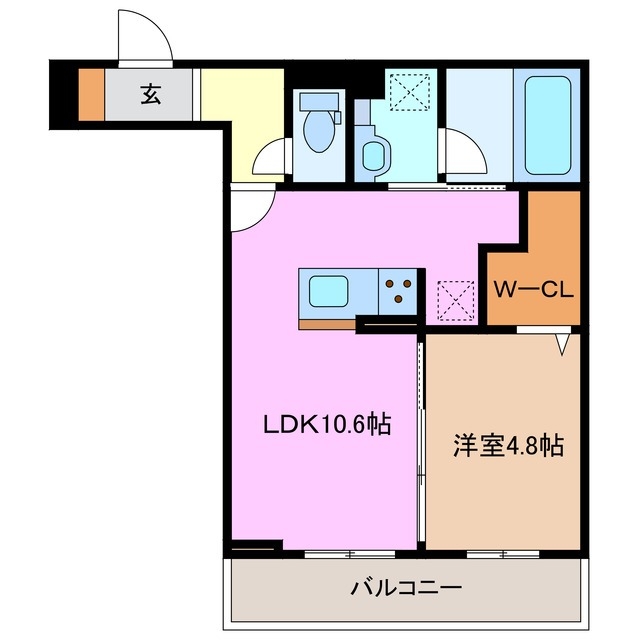 2階の間取り図