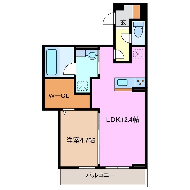 2階の間取り図