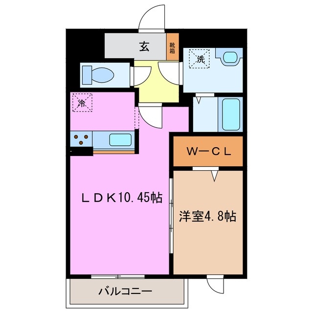 1階の間取り図