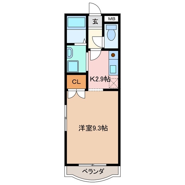 3階の間取り図