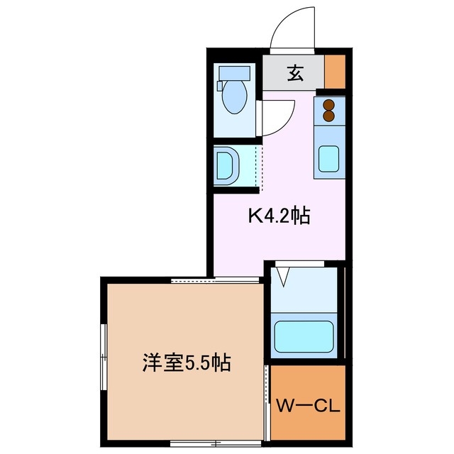 1階の間取り図