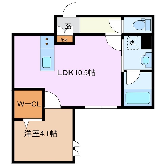 1階の間取り図