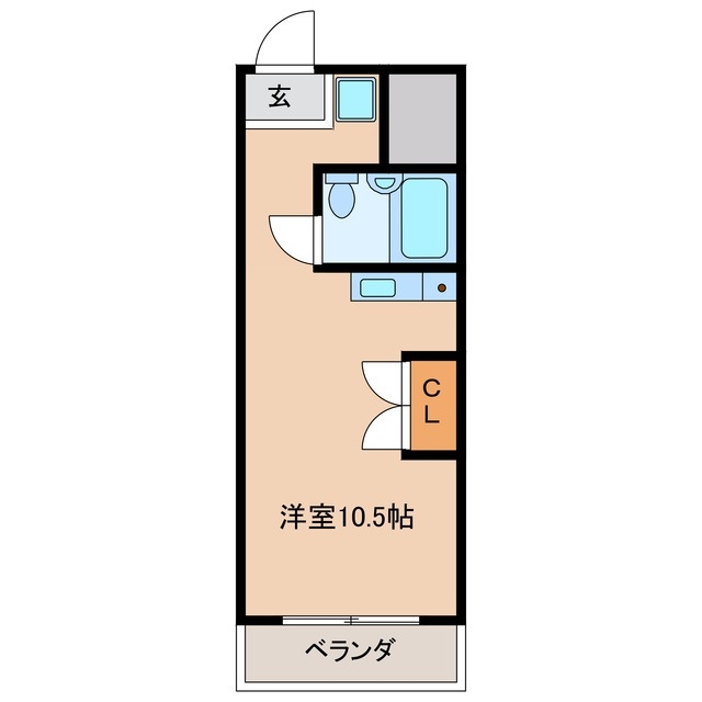 2階の間取り図
