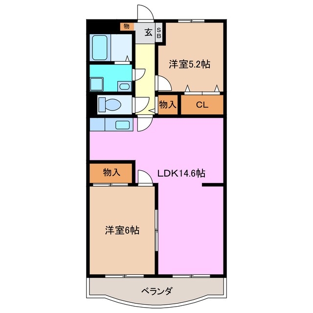 1階の間取り図