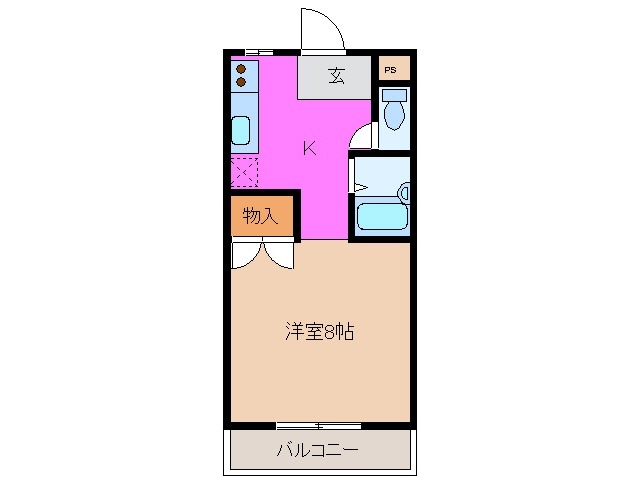 2階の間取り図