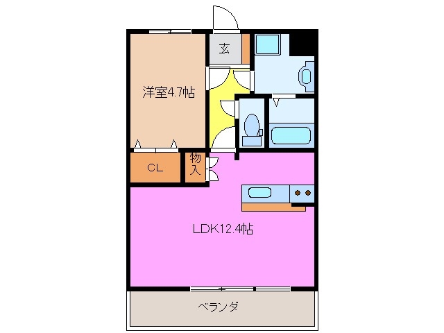 2階の間取り図