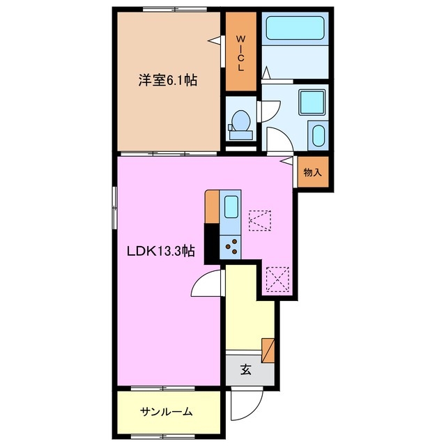 1階の間取り図