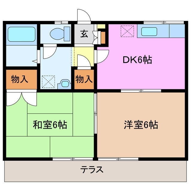 1階の間取り図