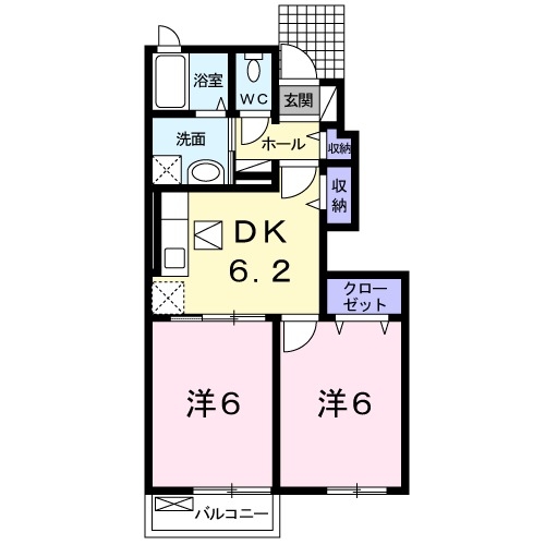 1階の間取り図
