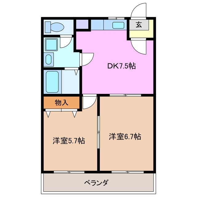 3階の間取り図