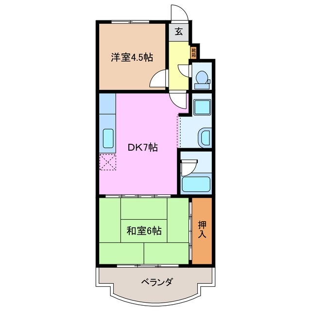 1階の間取り図