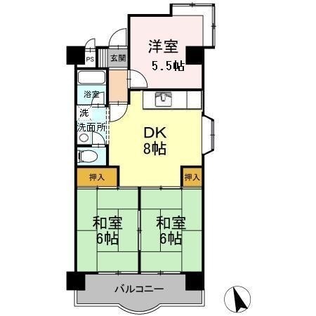 5階の間取り図