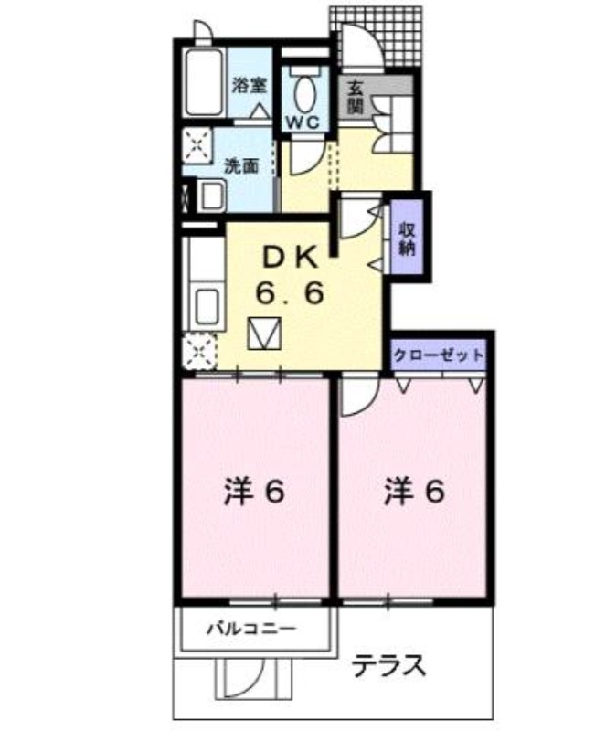 1階の間取り図