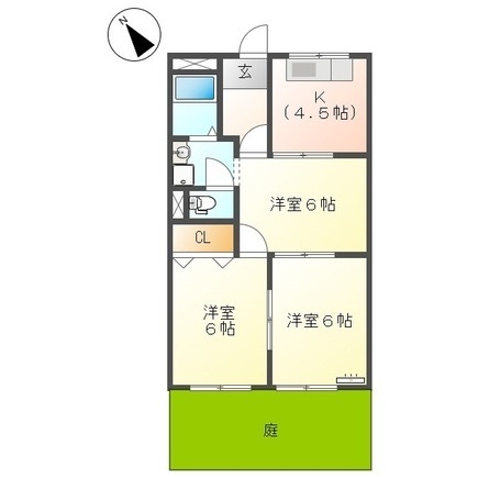 1階の間取り図