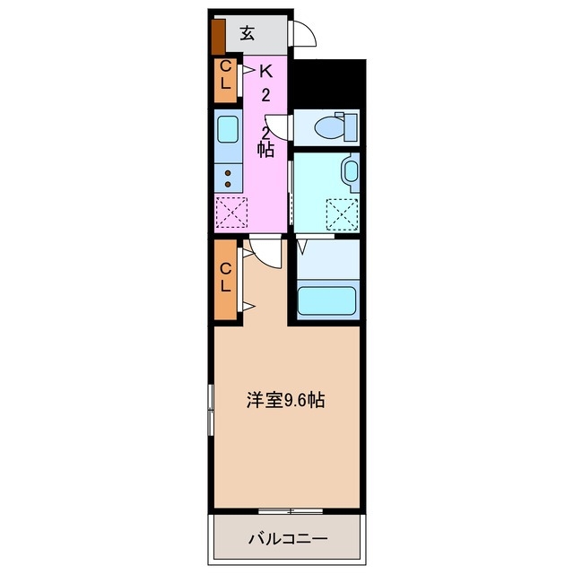 2階の間取り図
