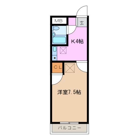 2階の間取り図