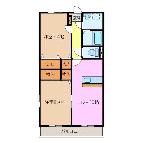 4階の間取り図