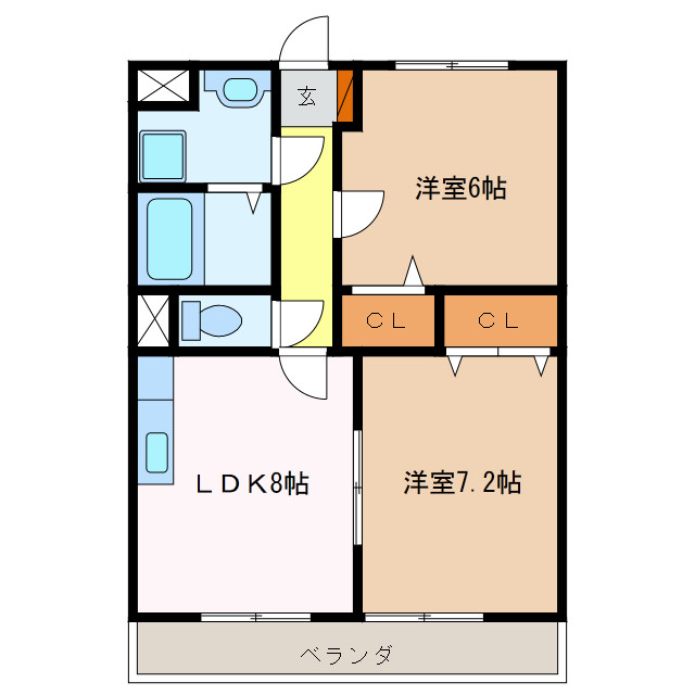 3階の間取り図