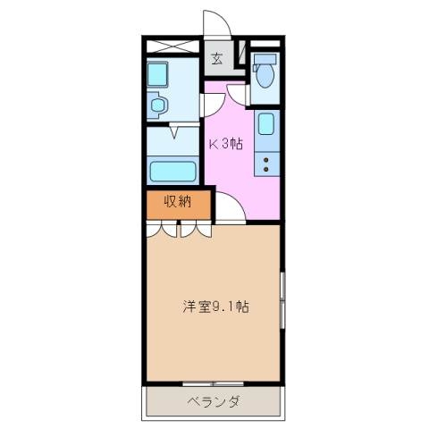1階の間取り図