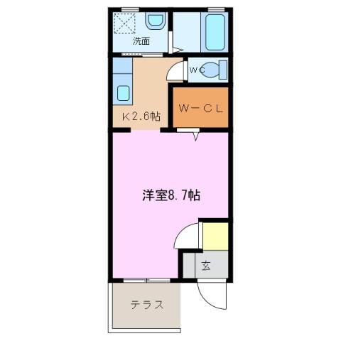 1階の間取り図