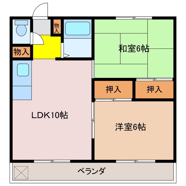 2階の間取り図