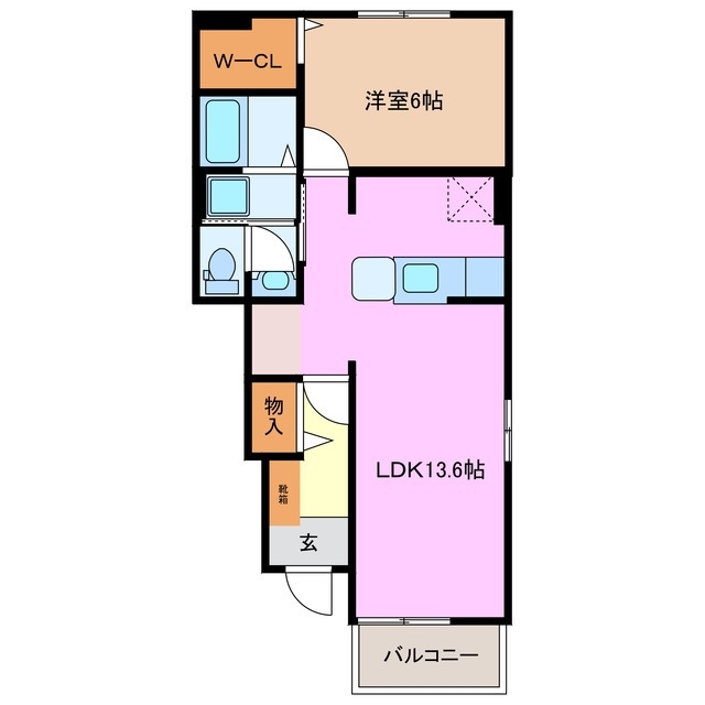 1階の間取り図