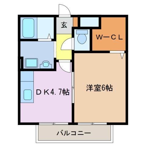 1階の間取り図
