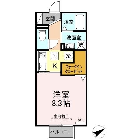 1階の間取り図