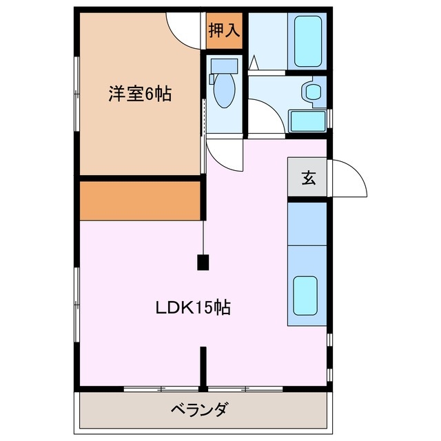 2階の間取り図
