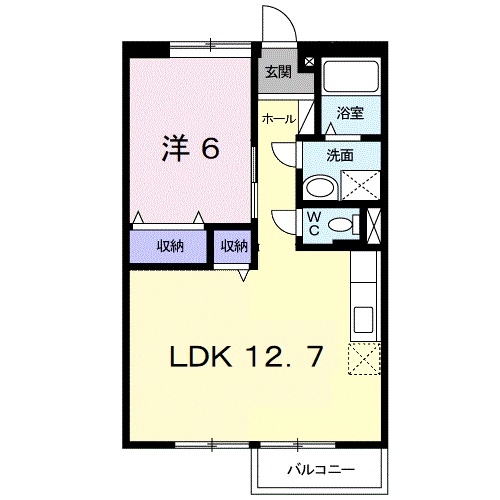2階の間取り図