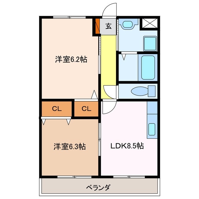 3階の間取り図