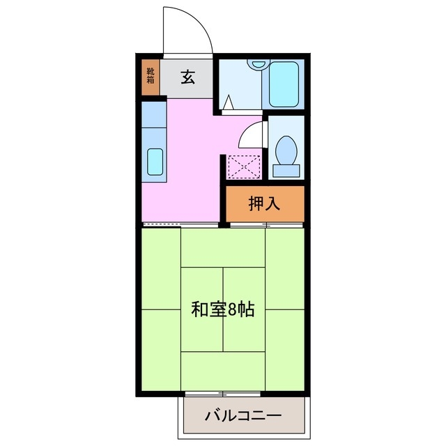 2階の間取り図