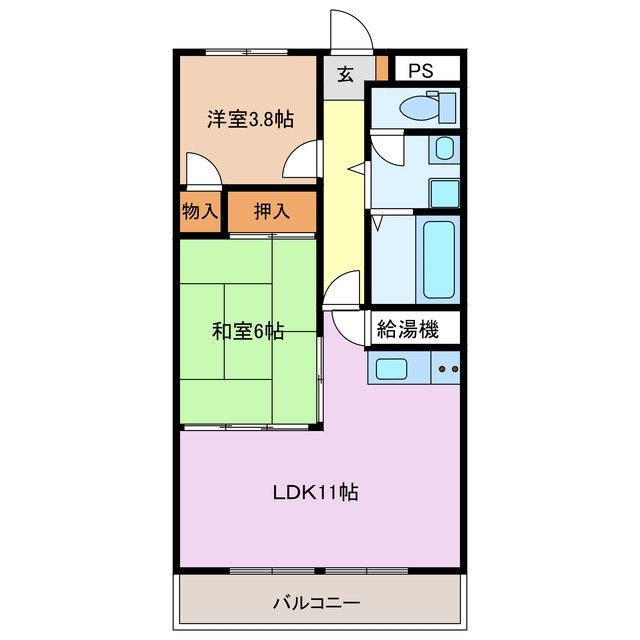 5階の間取り図