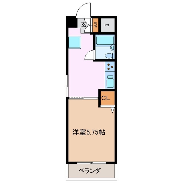 1階の間取り図
